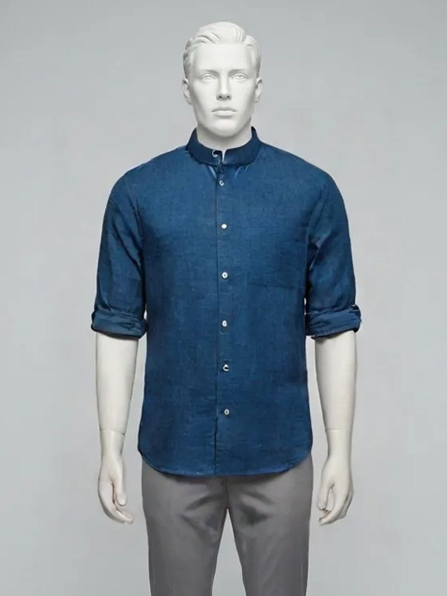 Royal Navy Blue Oxford Shirt — Royal Navy Blue colourway