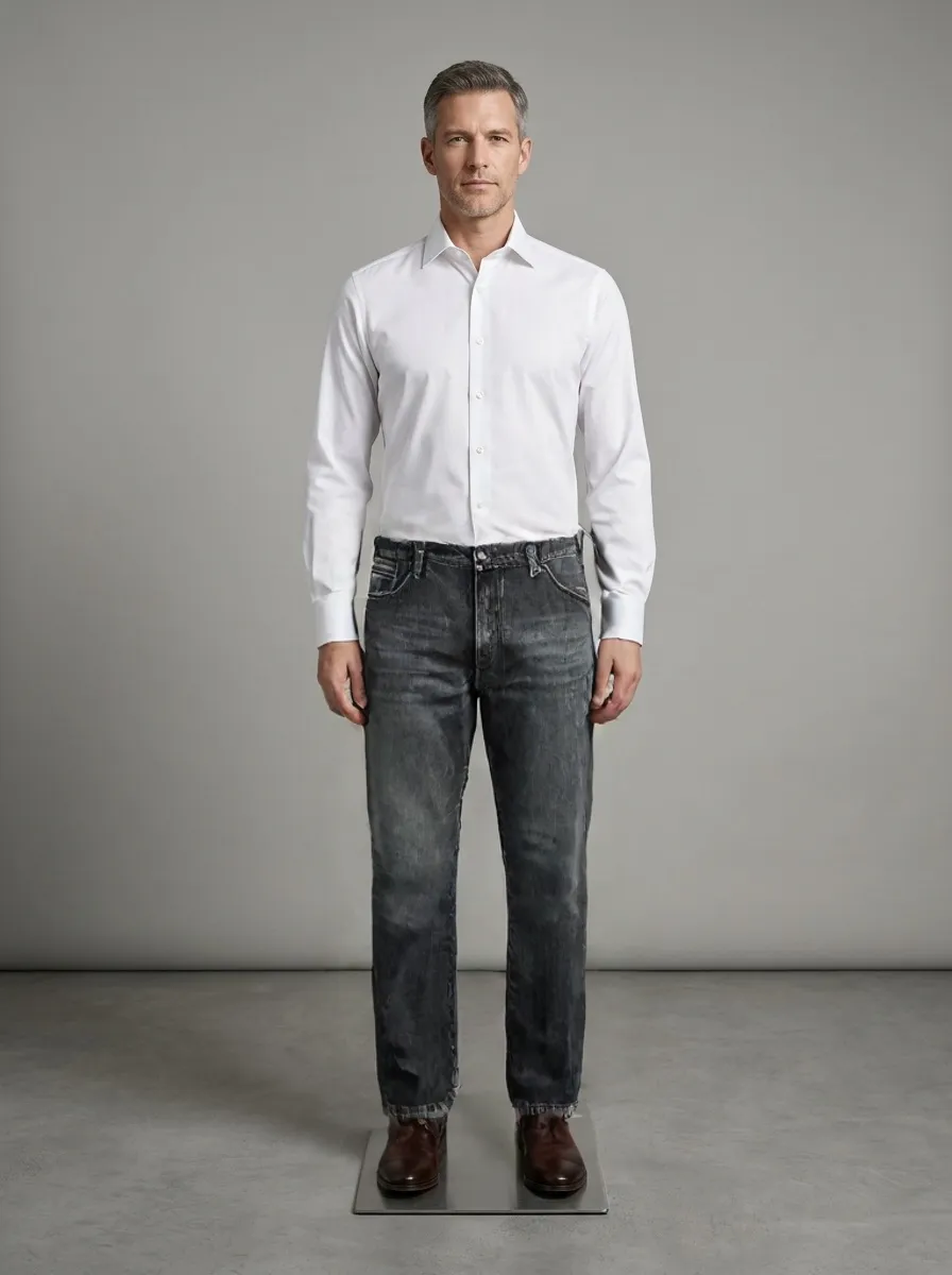 Jeans Trouser - Charcoal Black — Charcoal Black colourway