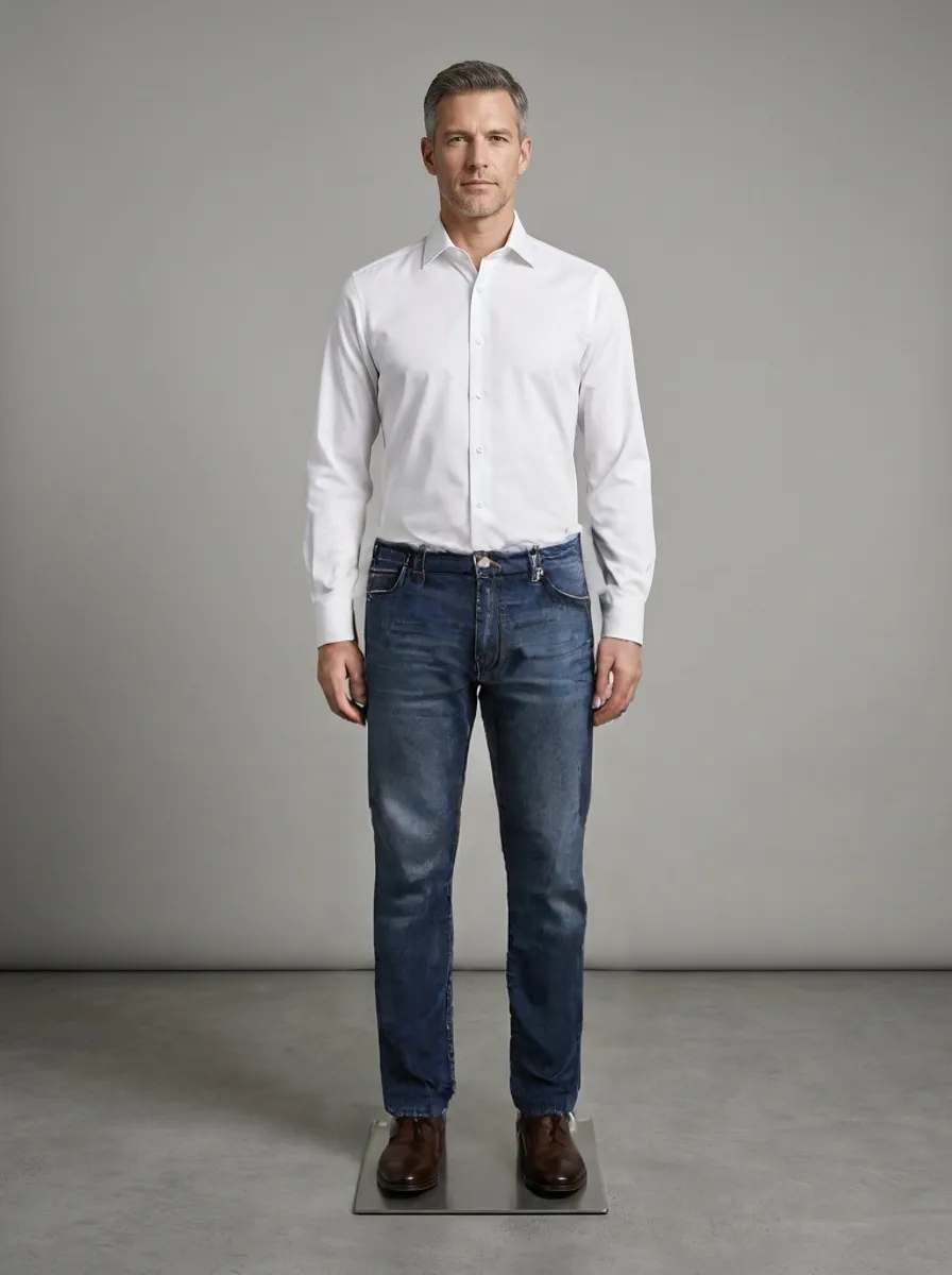 Jeans Trouser - Midnight Navy Blue — Midnight Navy Blue colourway