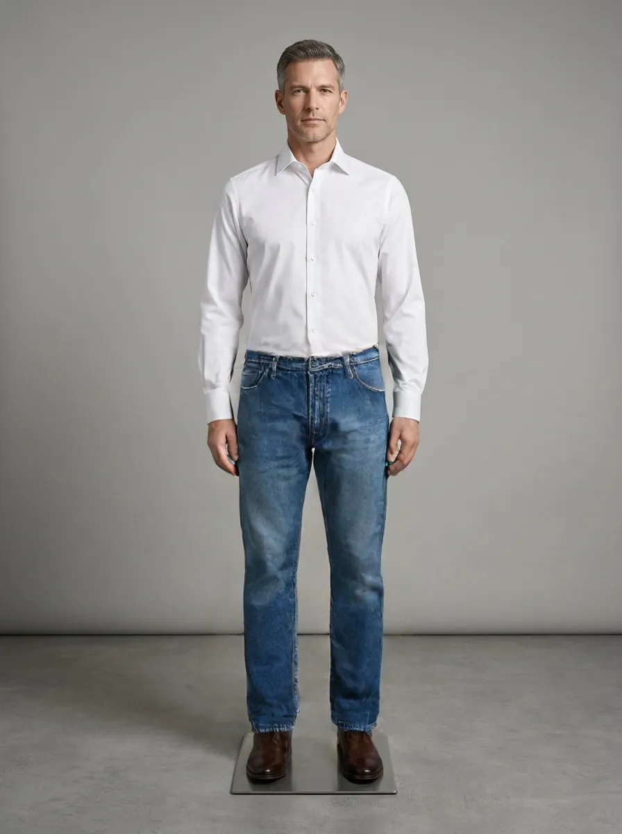 Jeans Trouser - Royal Indigo Blue — Royal Indigo Blue colourway