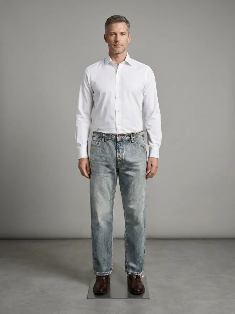 Jeans Trouser - Smoke Grey — Smoke Grey colourway